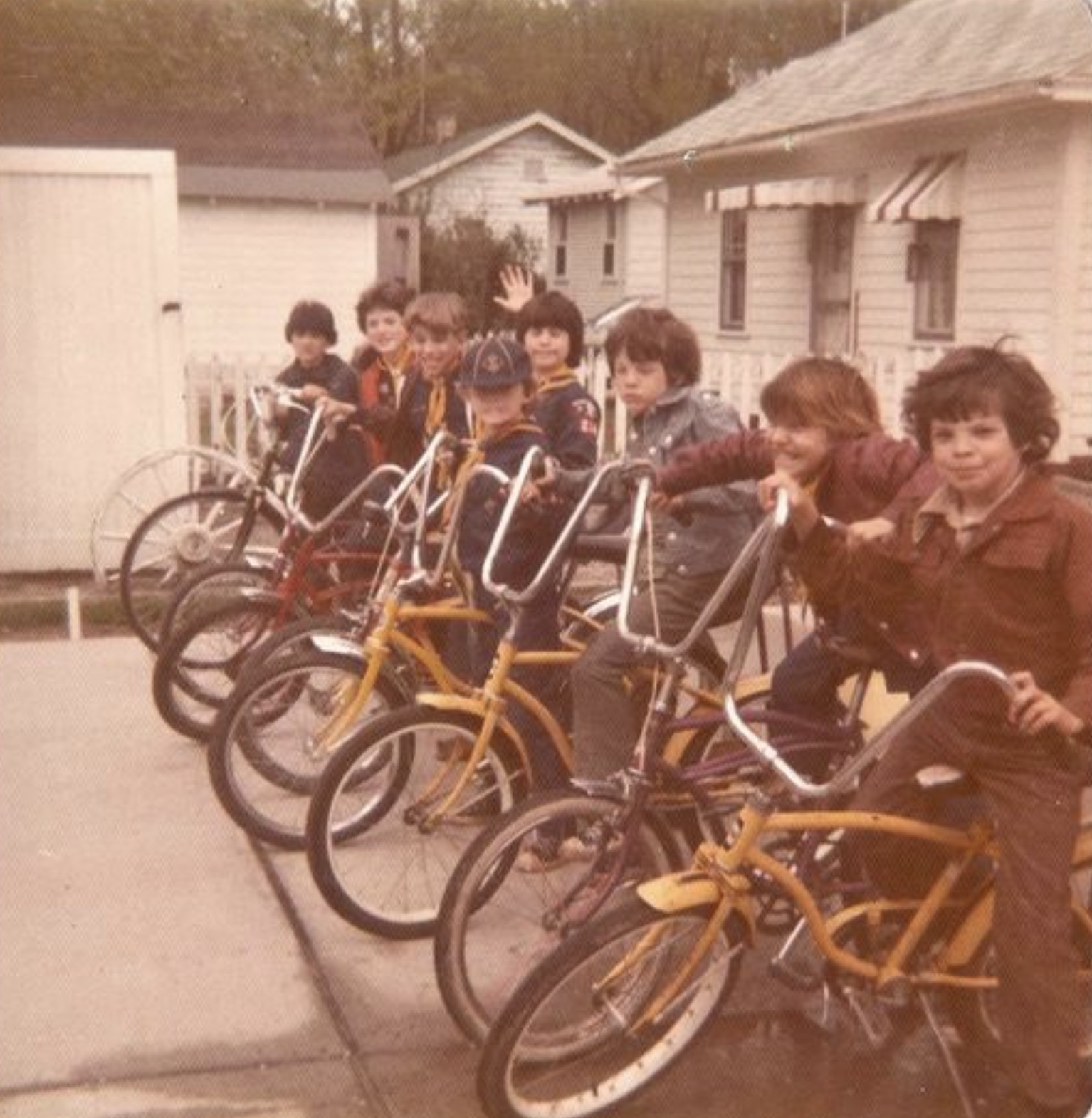 Neighborhood kids in 1973 